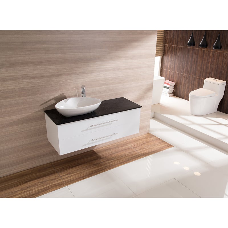 1200mm Wall Hung Bathroom Vanity Unit, Stone Top Bathroom Vanity Units
