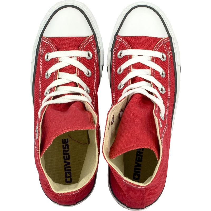 chuck taylor red leather