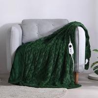 Dreamaker 500GSM Faux Fur Heated Throw Eden 160 x 120cm