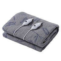 Dreamaker Bamboo Charcoal Quilted Electric Blanket Grey (Queen,King)