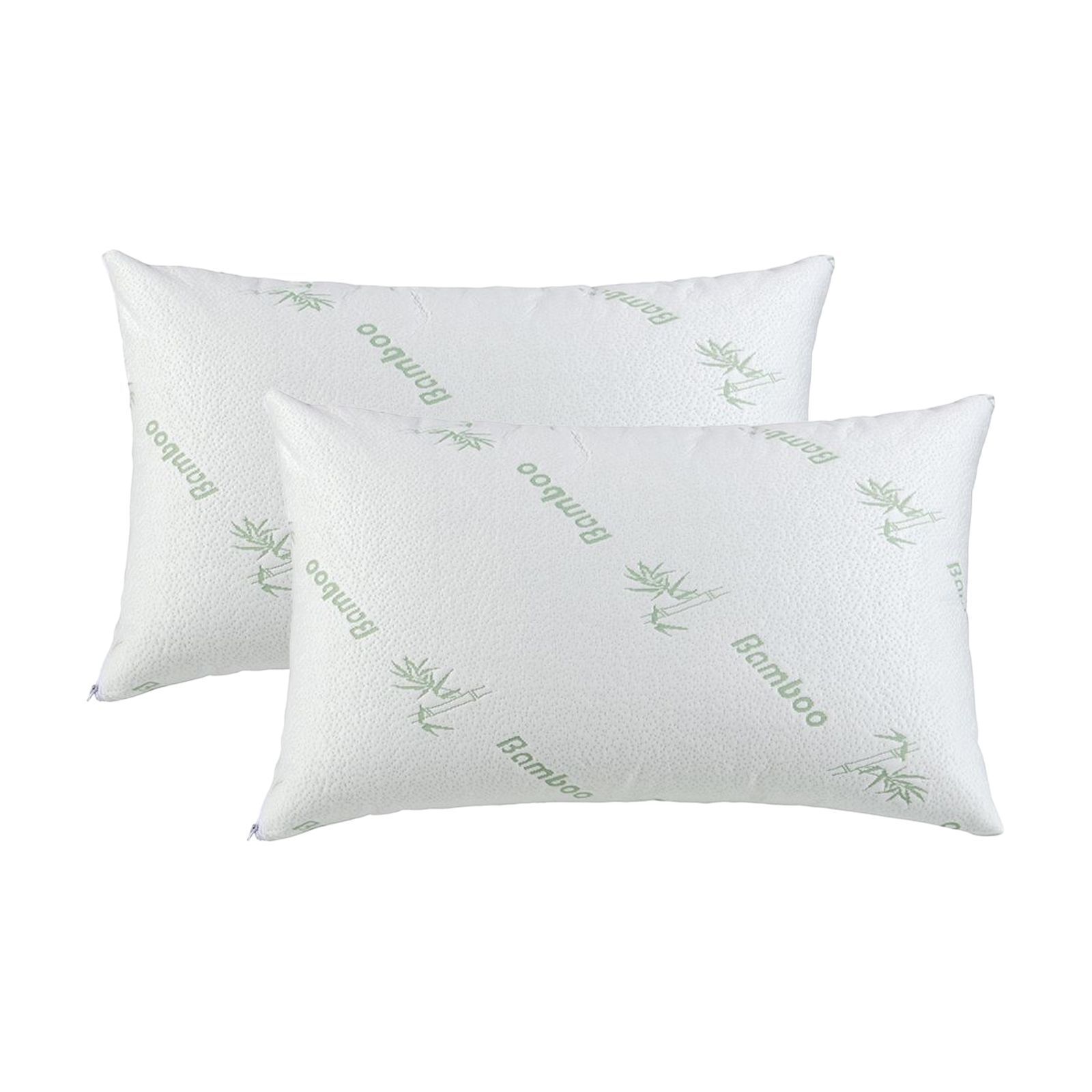 Dreamaker Bamboo Knitted Waterproof Pillow Protector (Twin Pack)