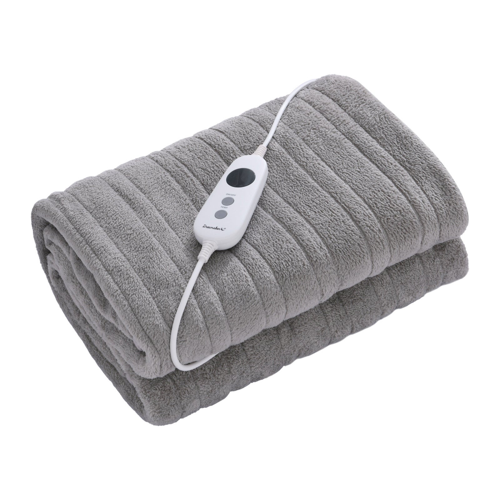 Dreamaker Electric Heated Throw Blanket - Silver