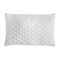 Dreamaker Quilted Cover Crumb Latex Pillow - Standard 48x73cm