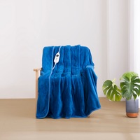 Dreamaker Coral Fleece Heated Throw Classic Blue 130x160cm