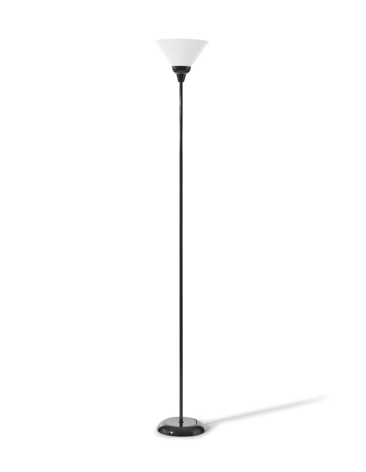 Sherwood Lighting Free Standing Uplighter Floor Lamp Black and White
