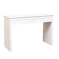 2 Drawers Makeup Table in White
