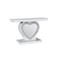 LOVE Console / Hallway Table with Crushed Diamond