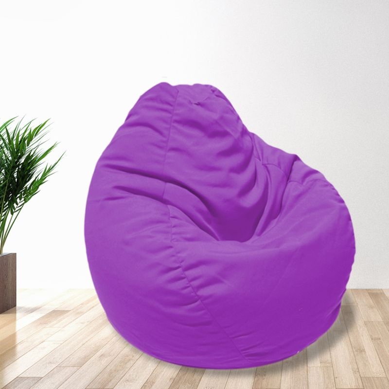 Buy Water Resistant Outdoor Bean Bag Cover in Purple - MyDeal