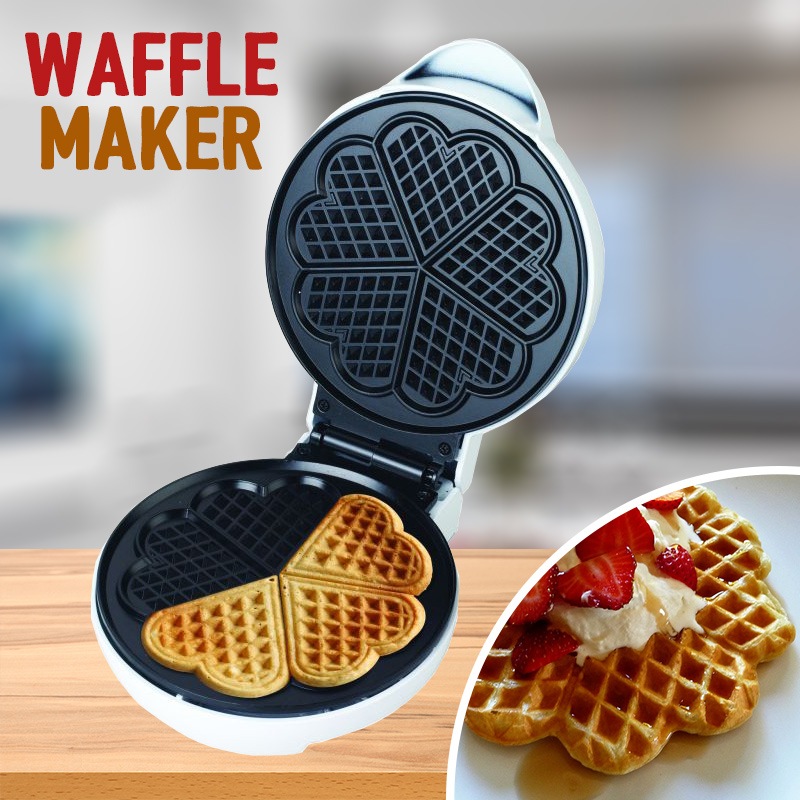 Buy Non Stick Belgian Waffle Maker Iron 800W MyDeal