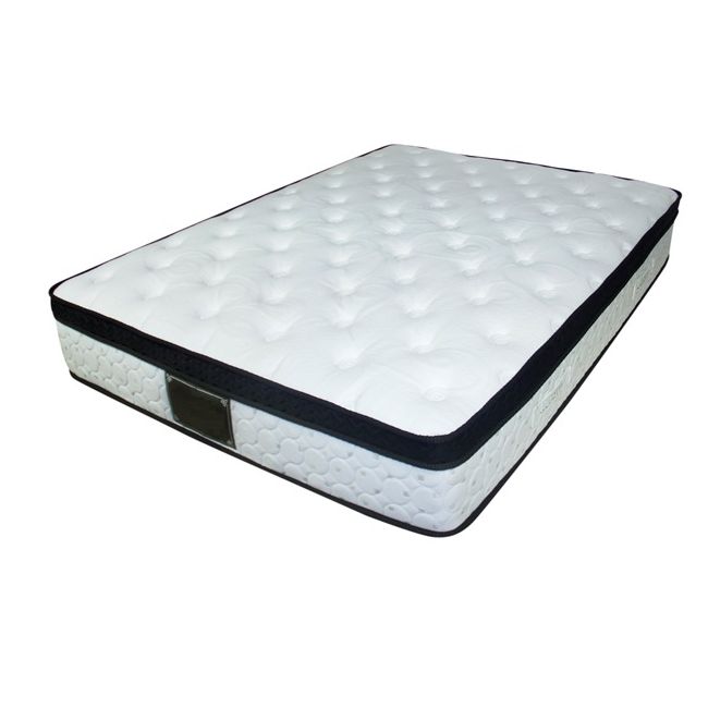 King Single Luxury Pocket Spring Mattress Memory Foam Pillow Top 31cm