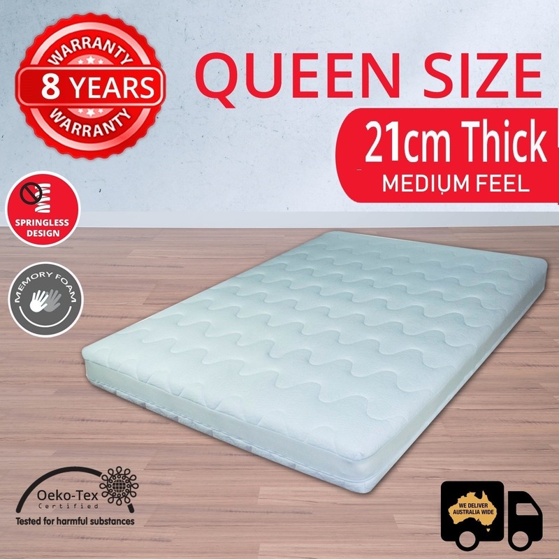 Queen Luxury Size Springless Memory Foam Mattress 21cm Buy Queen