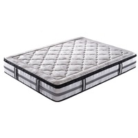Queen Size Pocket Spring Memory Foam Pillow Top Mattress 28cm