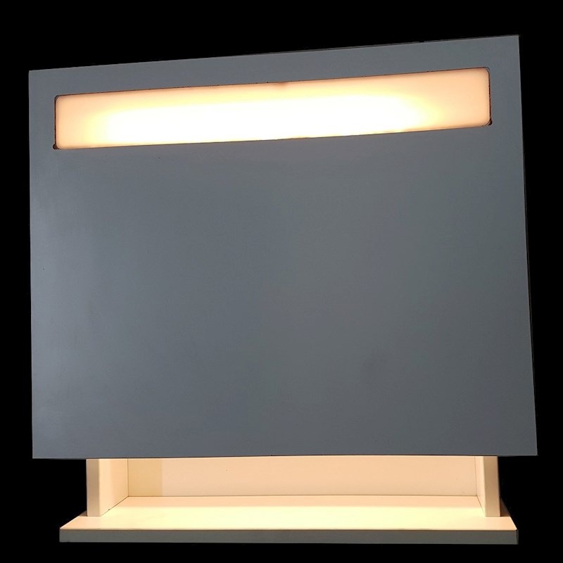 Buy Illuminate Bedside Table with Led Light White MyDeal