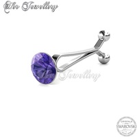 Crystal Clip Brooch-Feb