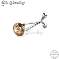 Crystal Clip Brooch-Jan