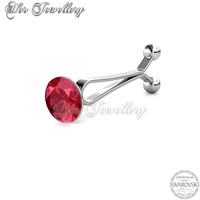 Crystal Clip Brooch-July