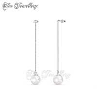 Dangling Pearl Earrings