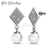 Pearlie Diamond Earrings