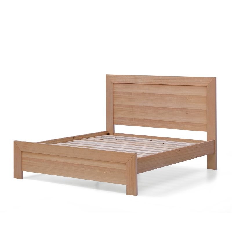 Buy Queen Size Madison Tasmanian Oak Wooden Bed Frame MyDeal