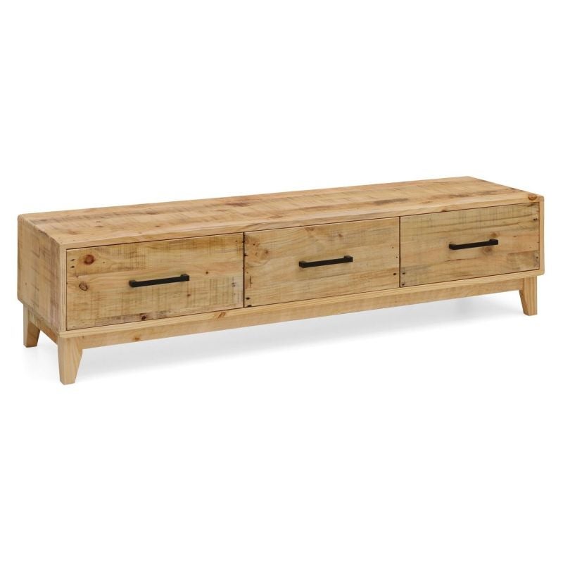 Portland Recycled Pine TV Stand Entertainment Unit
