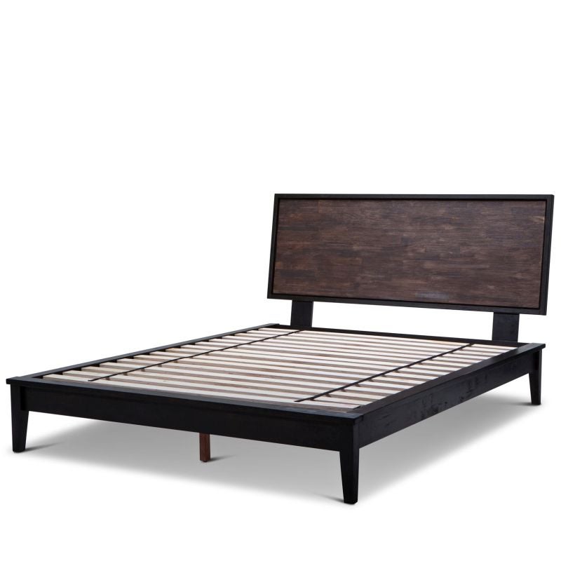 Havana Queen Double Rubber Wood Grain Bed Frame | Buy ...