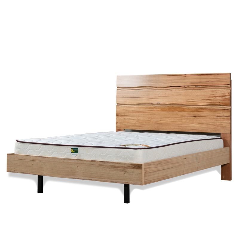 Buy Newton Solid Messmate Timber Queen Bed Frame MyDeal