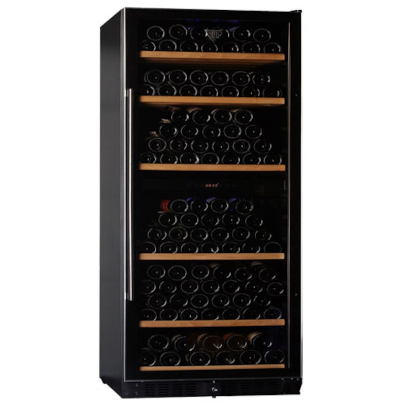 VinoVault 222 Bottle Dual Zone Wine Bar Fridge MyDeal