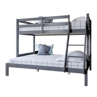 Antonia Natural Pine Triple Bunk Grey