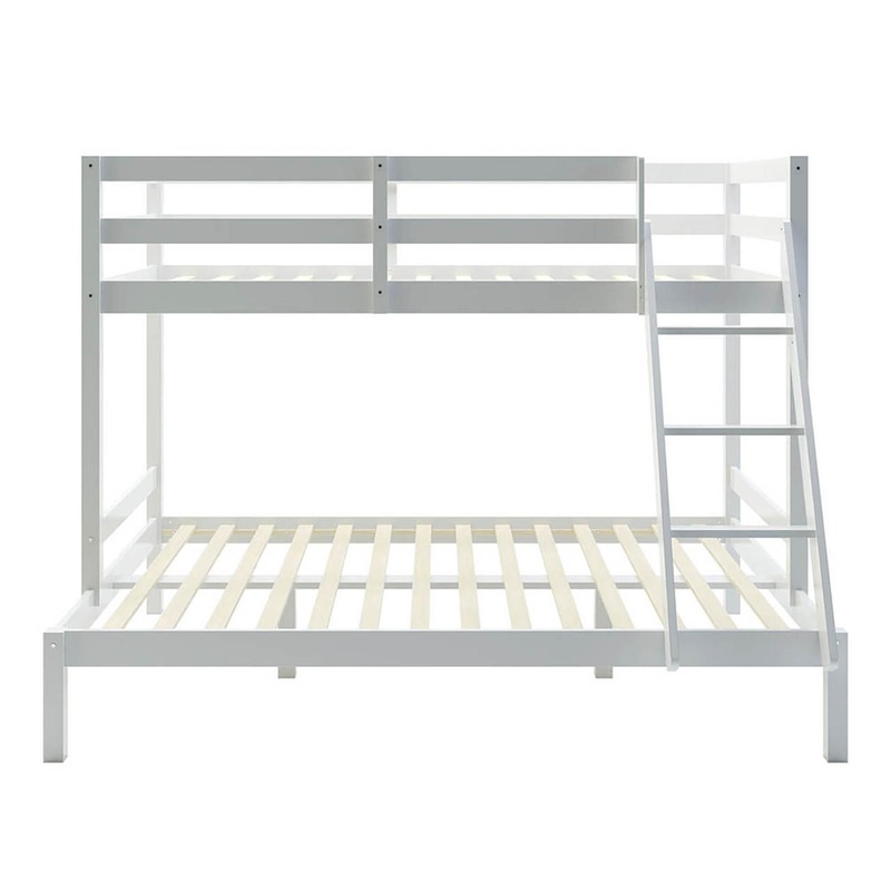 Buy Antonia Natural Pine Triple Bunk Bed White - Mydeal