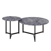 Earl Nesting Coffee Table (Set of 2) Concrete