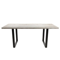 Ernest 200cm Industrial Dining Table Natural