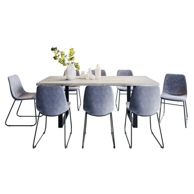 ernest 200cm industrial dining table