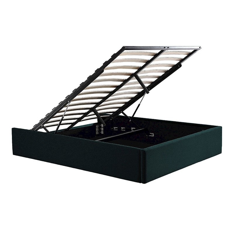 Buy Fabia Fabric Gas Lift Storage Queen Bed Base Dartmouth MyDeal