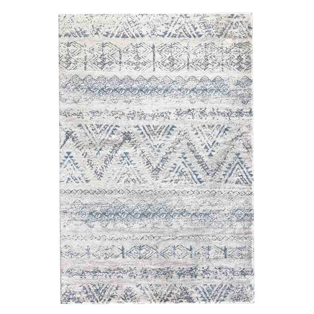 Hazel Blue Art Contemporary Floor Rug 200 x 300cm