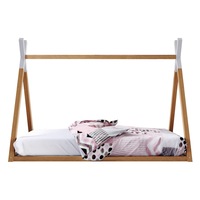 Helena Teepee Pine Timber Single Bed for Kids Natural