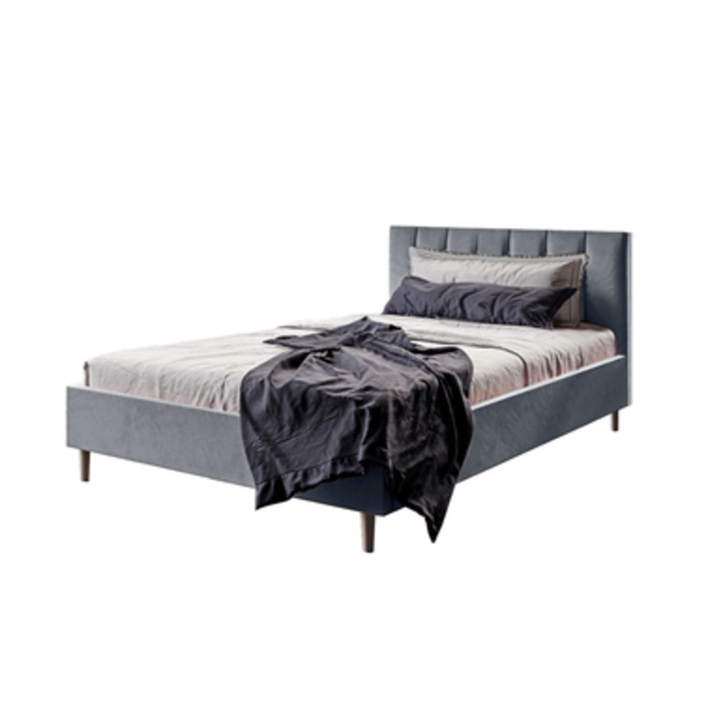 Buy Kallisto Velvet Bed Frame Grey King Single Grey MyDeal