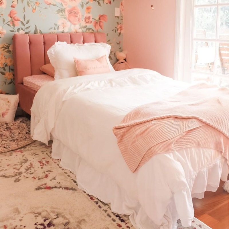 Buy Kallisto Velvet Bed Frame Pink Single Discontinued Pink MyDeal