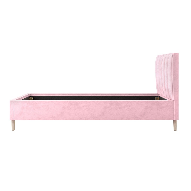 Buy Kallisto Velvet Bed Frame Pink Single Discontinued Pink MyDeal