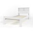 Buy Luxo Alba Solid Pine Timber Bed - White - MyDeal