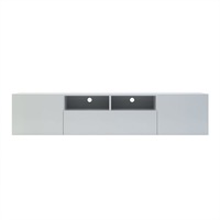 Luxo Anton 200cm Entertainment Unit - White White