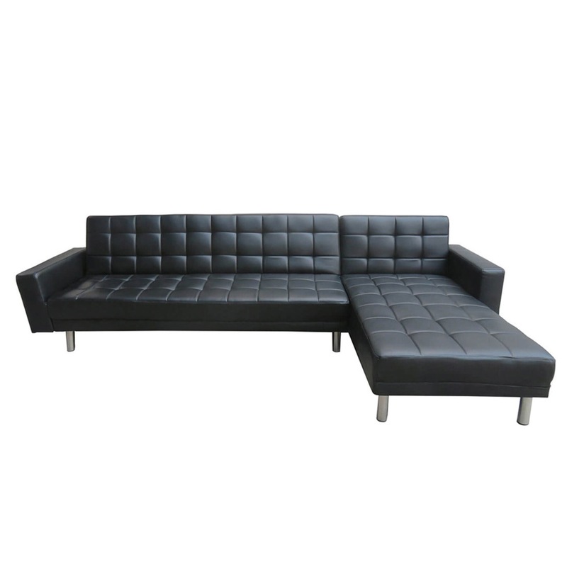 Buy Luxo Brendan 297cm Dual Sofa Bed with Chaise MyDeal