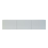 Luxo Bryan 180cm Floating Entertainment Unit Pure White