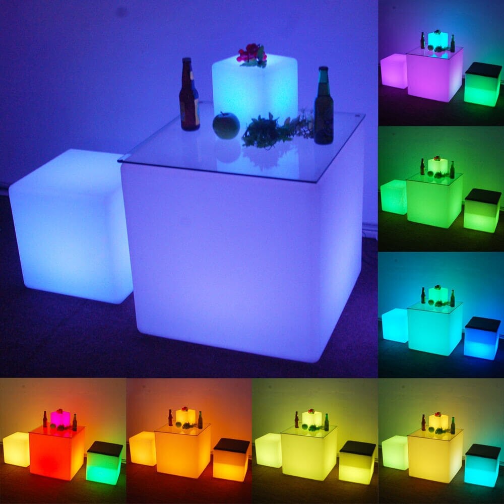 Buy Waterproof Outdoor LED Cube Lights D cor 40cm MyDeal