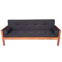 Luxo Meves Timber Outdoor Sofa Bed Black