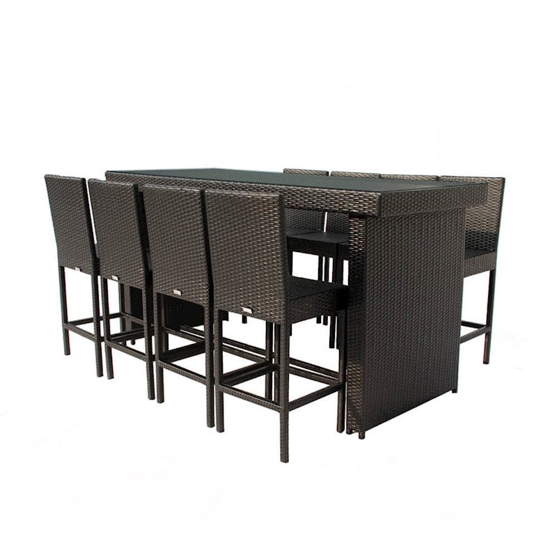 8 seater outdoor bar setting