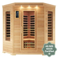 Taavi 4 Person Corner Infrared Home Sauna