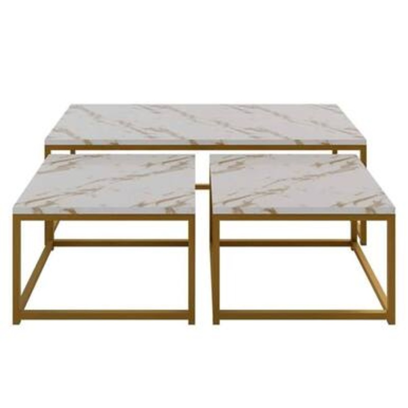 Buy Pierre 3pc Nesting Coffee Table and Side Table Set MyDeal