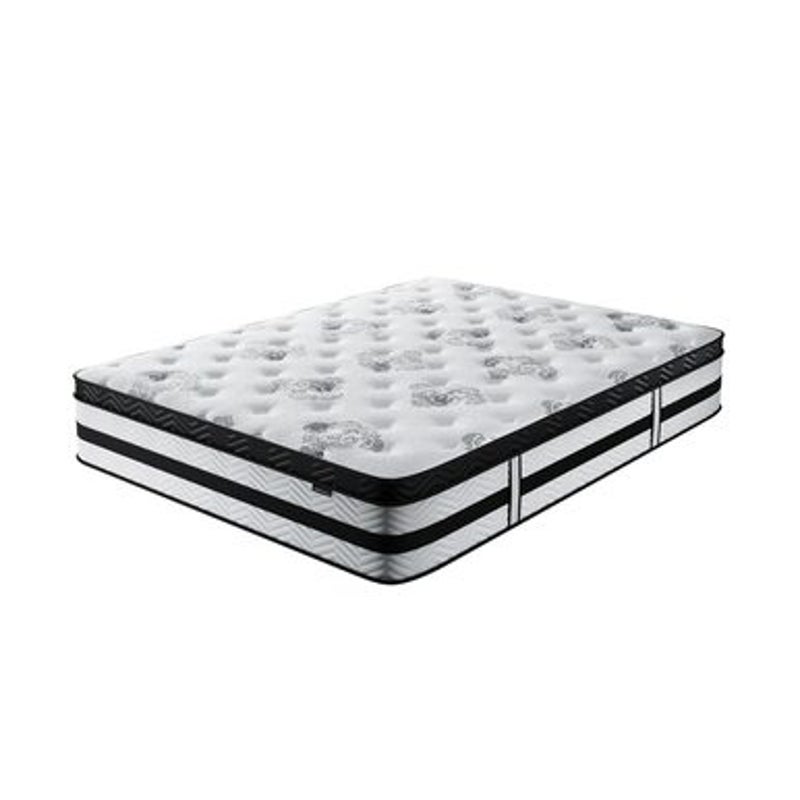 Buy Theia 34cm Euro Top Latex Pocket Spring Mattress Double - MyDeal