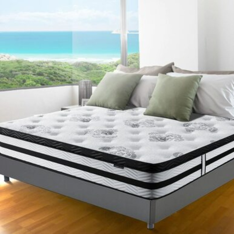 Buy Theia 34cm Euro Top Latex Pocket Spring Mattress Double MyDeal