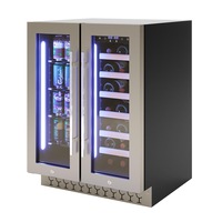 VinoVault 140L Dual Zone Wine Fridge With Drinks Storage